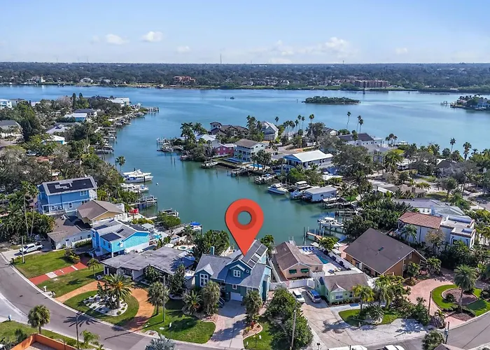 Ferienhaus Waterfront Indian Rocks Gem Clearwater Beach